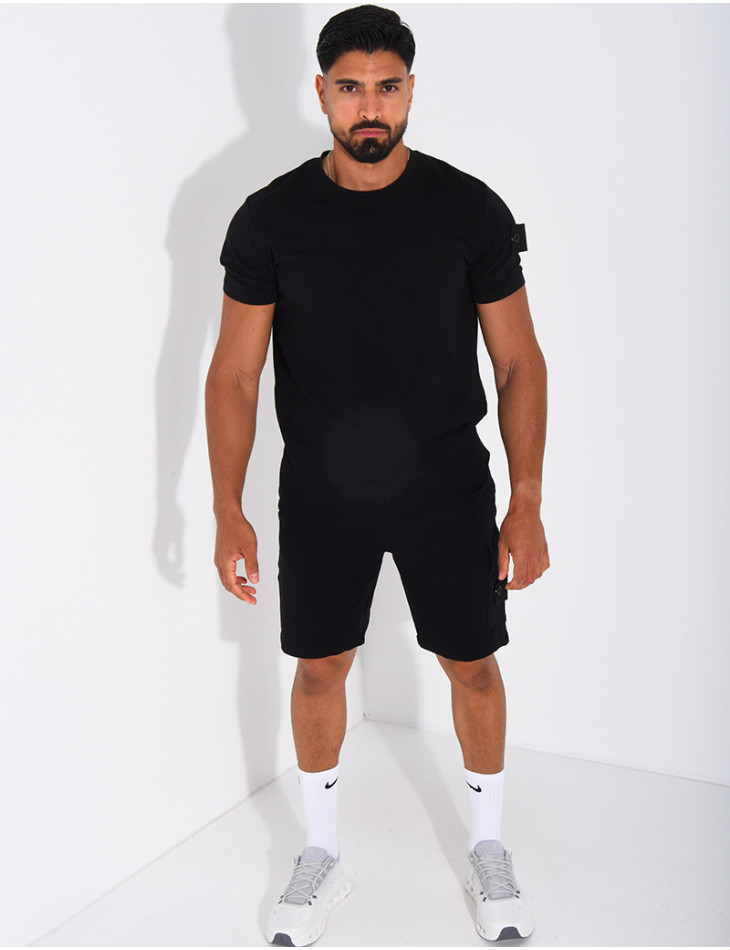 Ensemble uni short et t-shirt