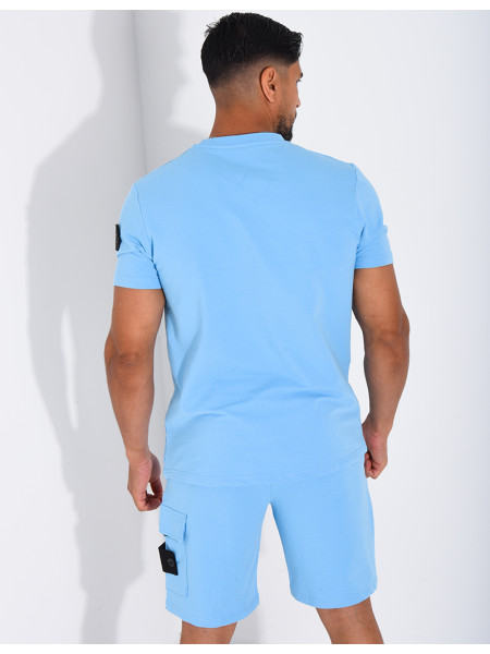Ensemble uni short et t-shirt