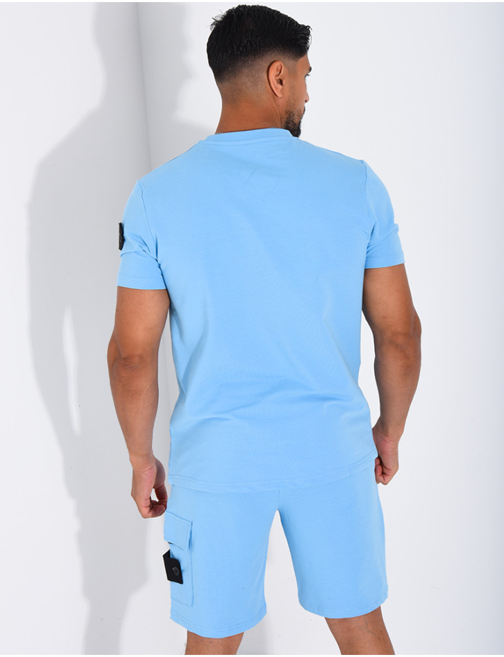 Ensemble uni short et t-shirt