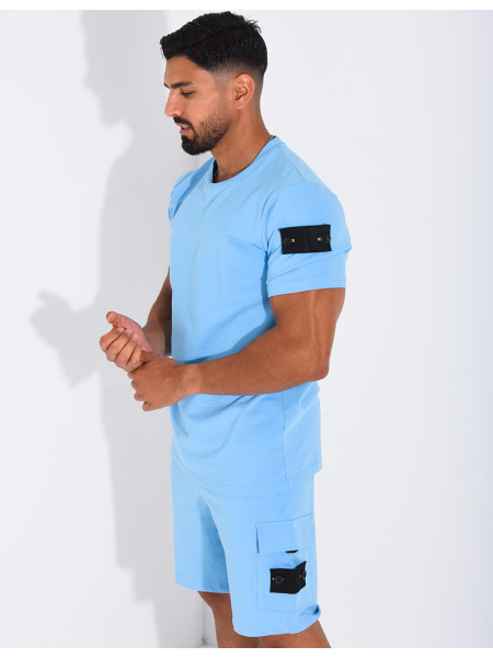 Ensemble uni short et t-shirt