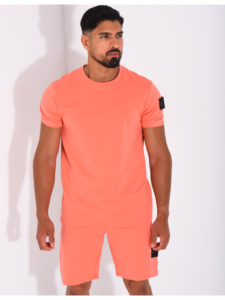 Ensemble uni short et t-shirt