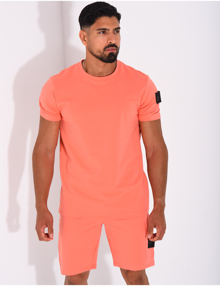 Ensemble uni short et t-shirt
