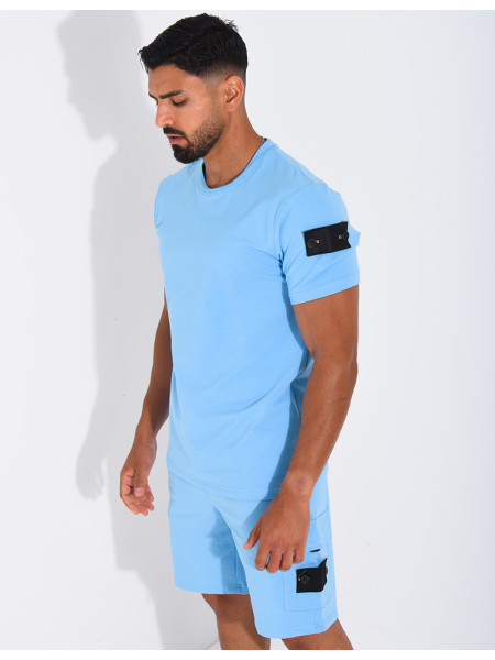 Ensemble uni short et t-shirt
