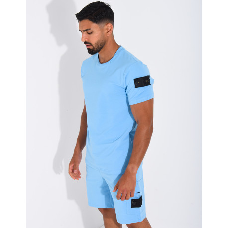 Ensemble uni short et t-shirt