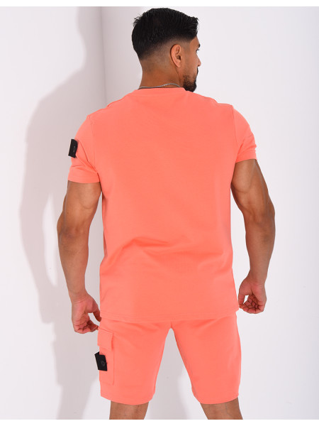 Ensemble uni short et t-shirt