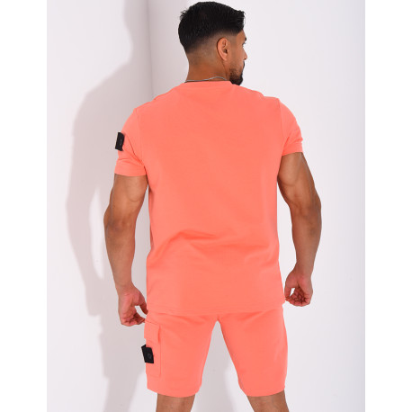 Ensemble uni short et t-shirt