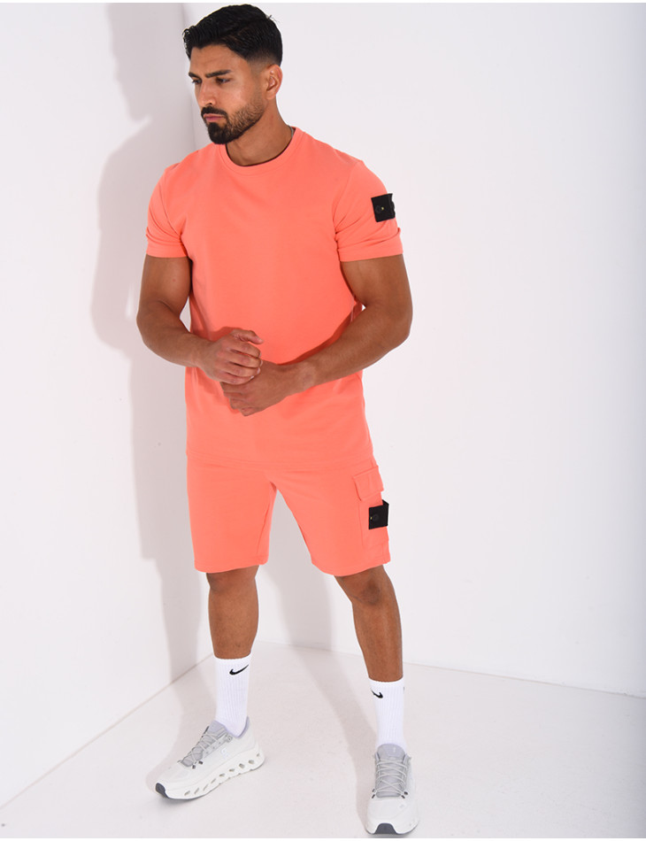 Ensemble uni short et t-shirt