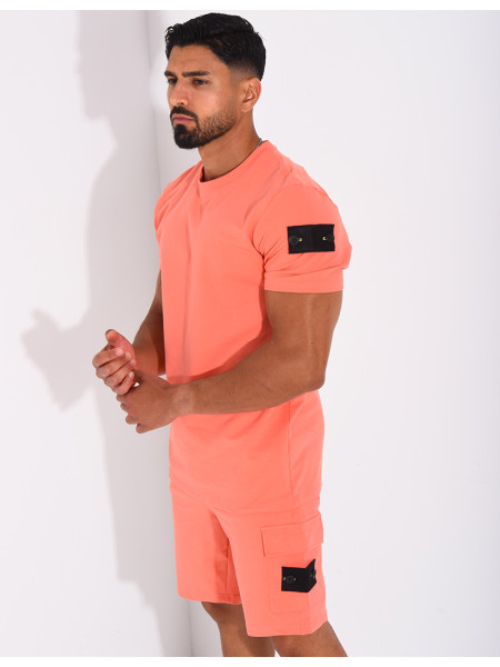 Ensemble uni short et t-shirt