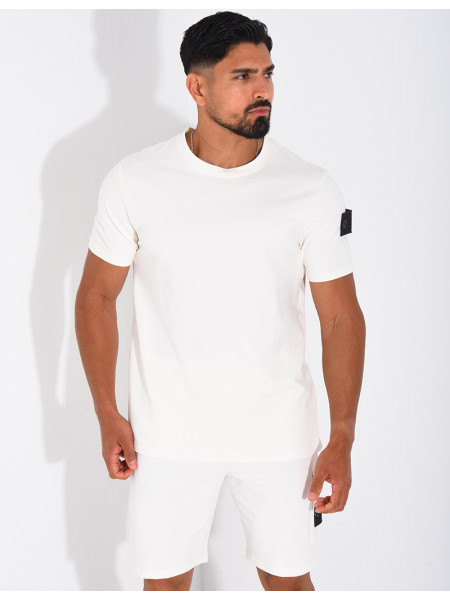 Ensemble uni short et t-shirt