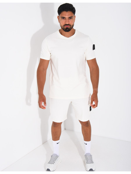 Ensemble uni short et t-shirt