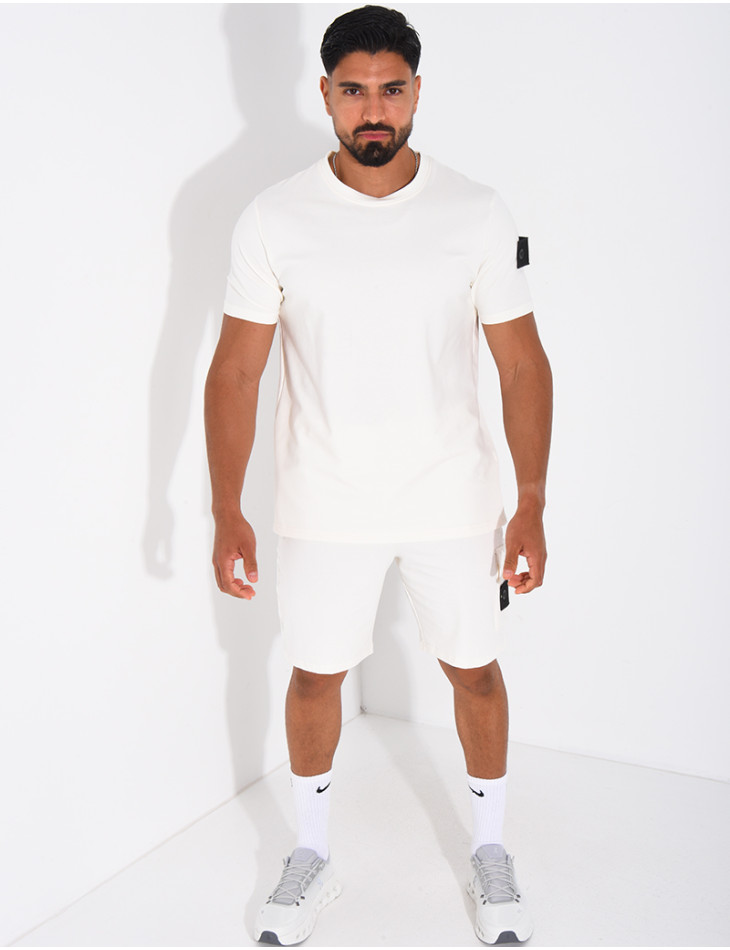 Ensemble uni short et t-shirt