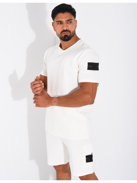 Ensemble uni short et t-shirt