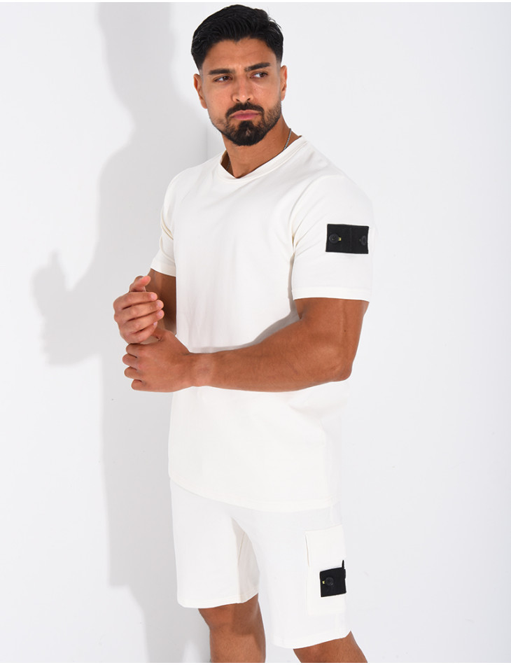 Ensemble uni short et t-shirt