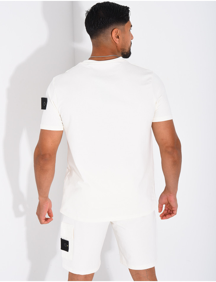 Ensemble uni short et t-shirt