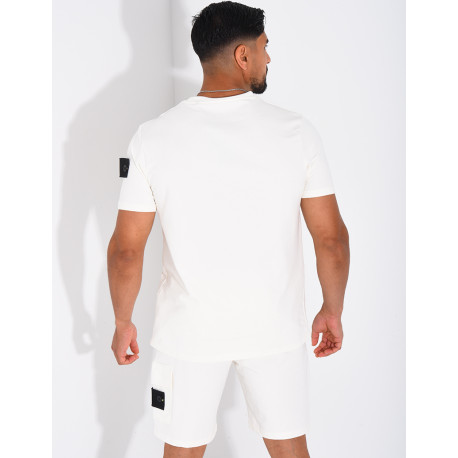 Ensemble uni short et t-shirt