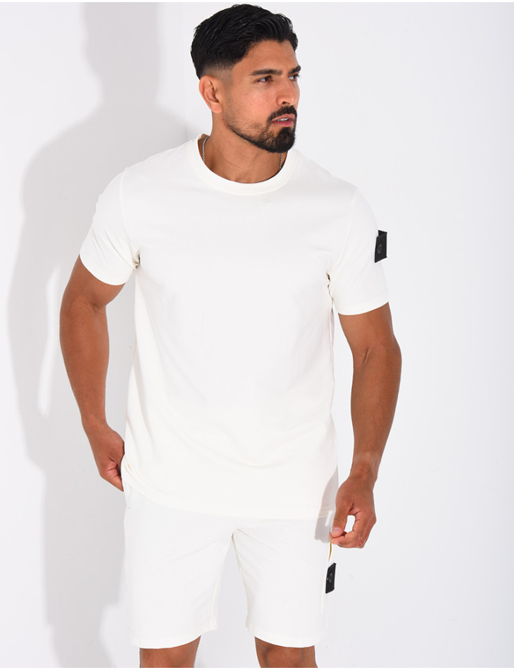 Ensemble uni short et t-shirt