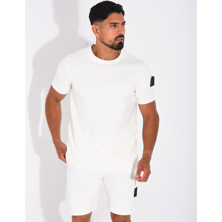 Ensemble uni short et t-shirt