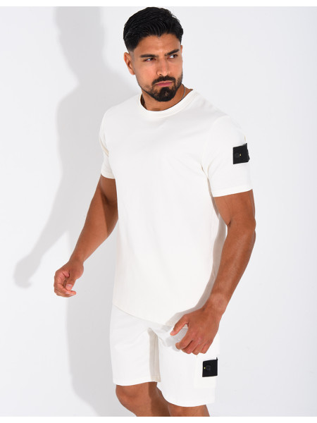 Ensemble uni short et t-shirt