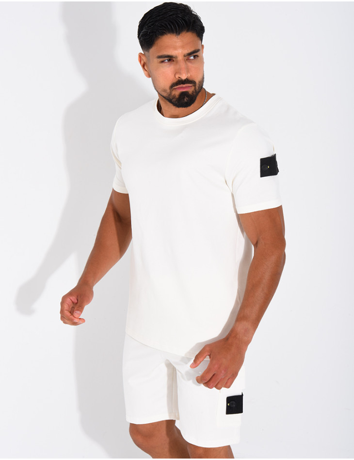 Ensemble uni short et t-shirt