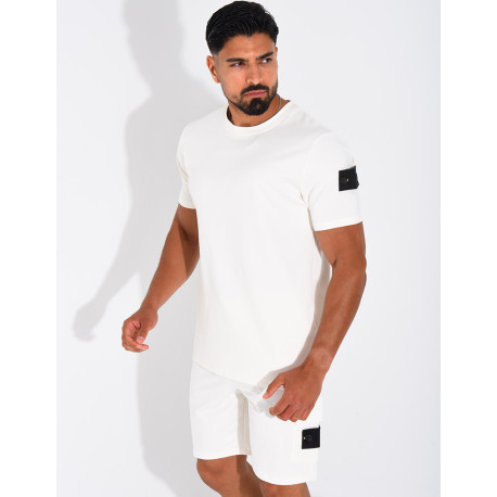 Ensemble uni short et t-shirt