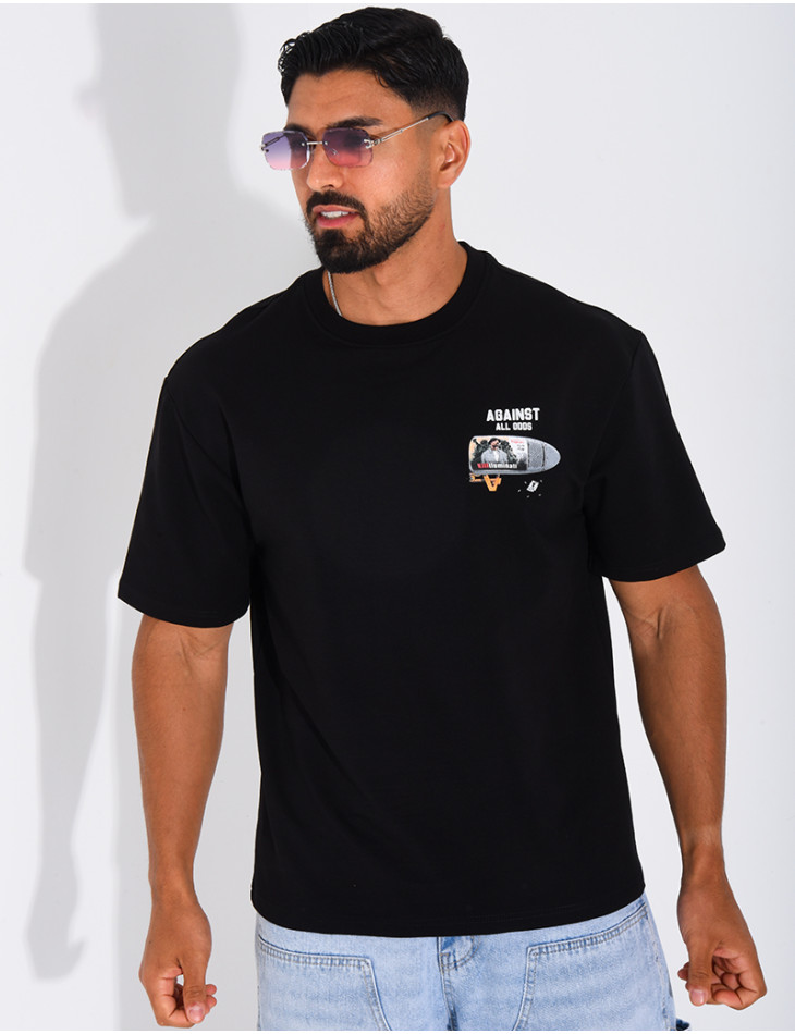 T-shirt "Against all odds" Tupac