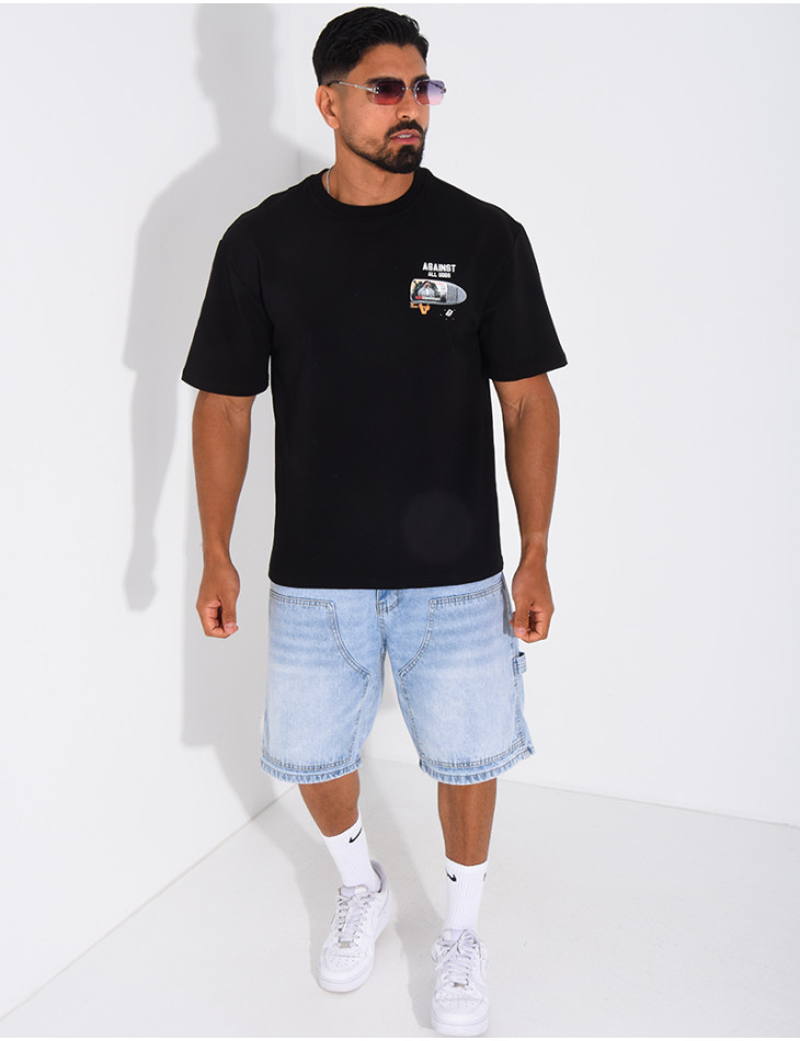 T-shirt "Against all odds" Tupac