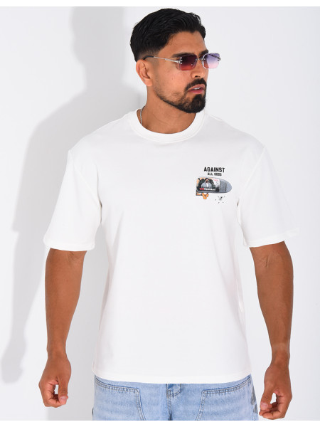 T-shirt "Against all odds" Tupac