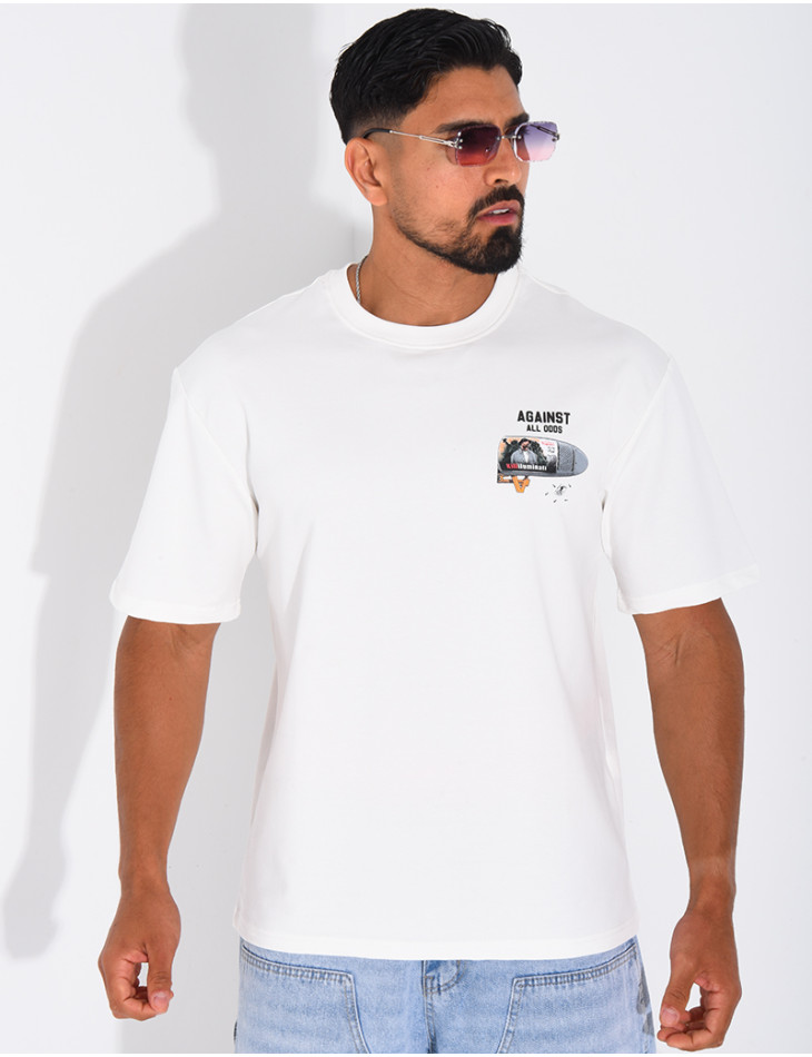 T-shirt "Against all odds" Tupac