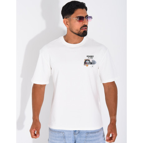 T-shirt "Against all odds" Tupac