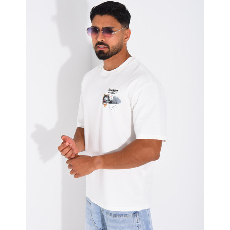 T-shirt "Against all odds" Tupac
