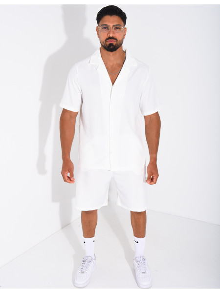 Ensemble uni short et chemise