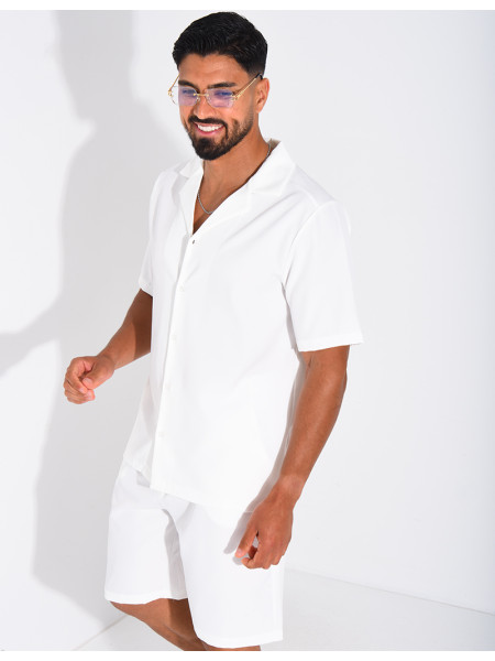 Ensemble uni short et chemise
