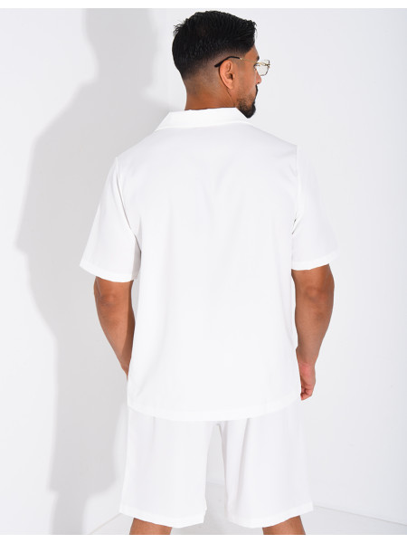 Ensemble uni short et chemise