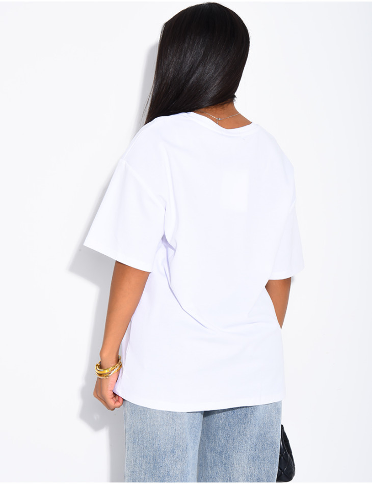 T-shirt uni "Red Flag"