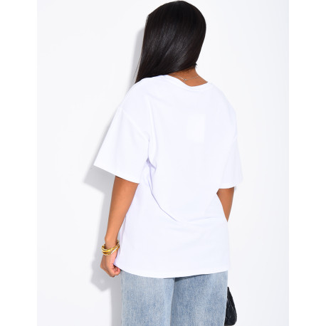 T-shirt uni "Red Flag"