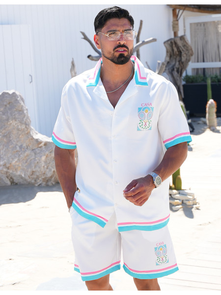 Ensemble short et chemise "CASA"