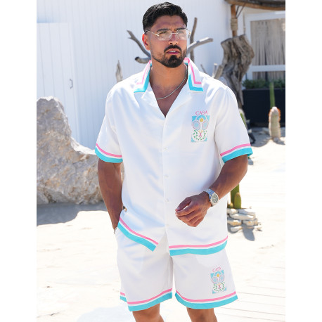 Ensemble short et chemise "CASA"