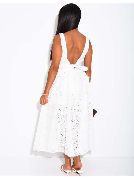 Kleid mit Ajourmuster