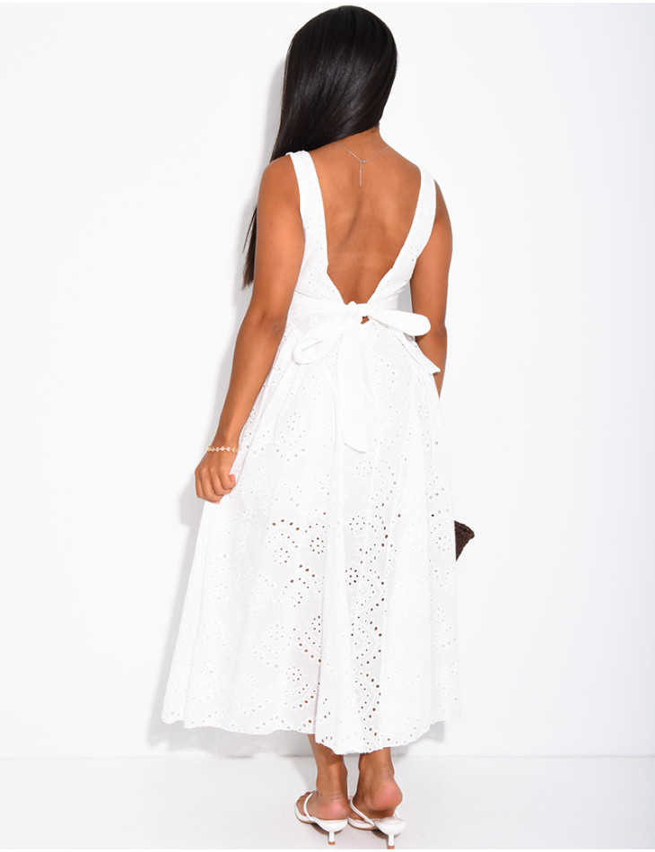 Kleid mit Ajourmuster