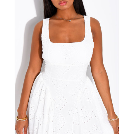 Kleid mit Ajourmuster