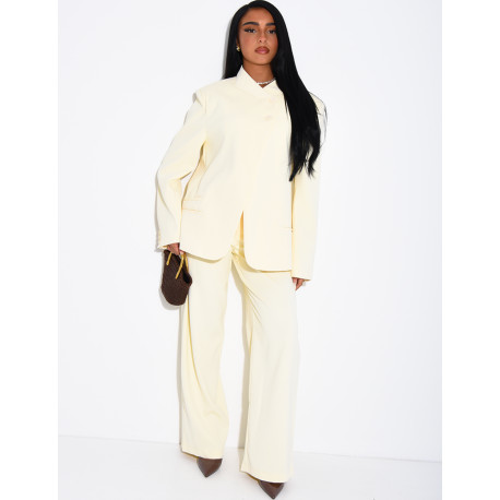 Oversize-Blazer mit doppelter Knopfleiste