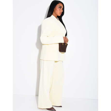 Oversize-Blazer mit doppelter Knopfleiste