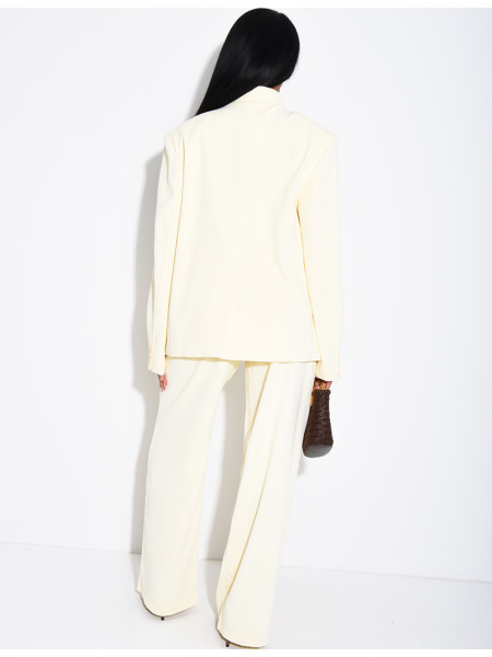 Oversize-Blazer mit doppelter Knopfleiste