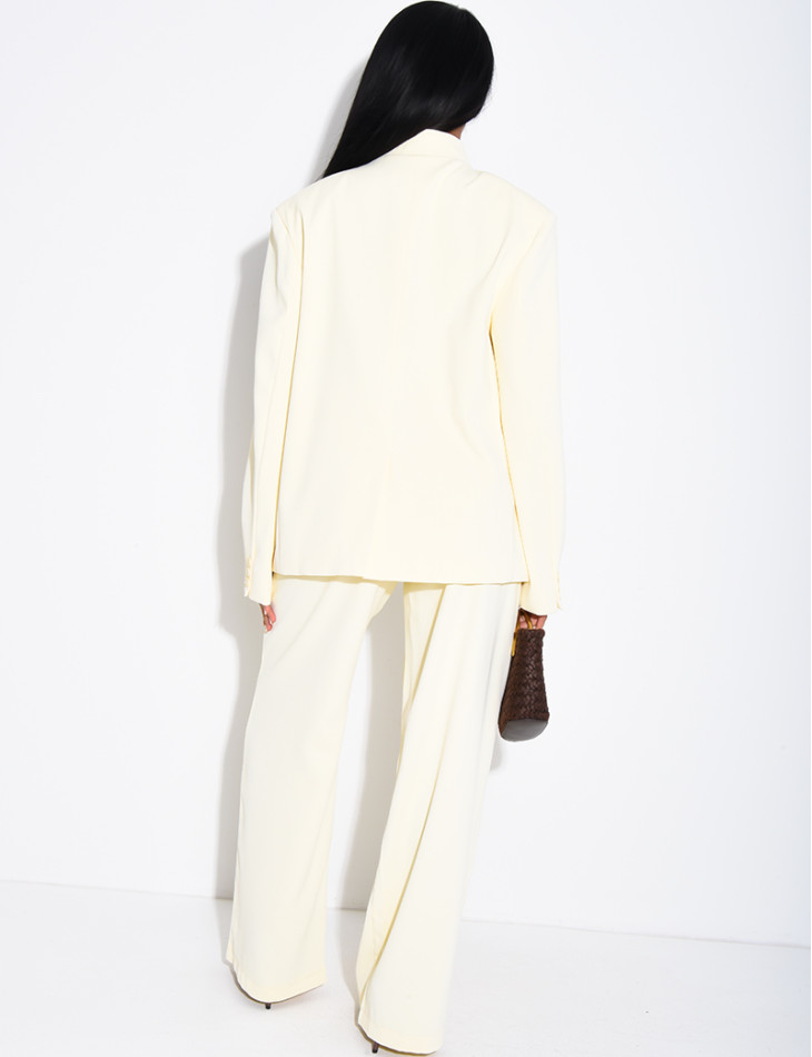 Oversize-Blazer mit doppelter Knopfleiste