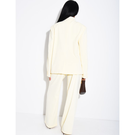 Oversize-Blazer mit doppelter Knopfleiste