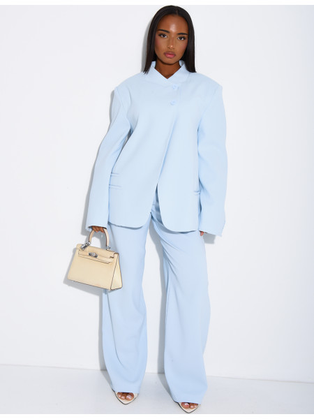 Oversize-Blazer mit doppelter Knopfleiste