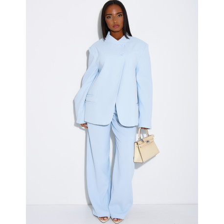 Oversize-Blazer mit doppelter Knopfleiste