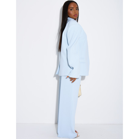 Oversize-Blazer mit doppelter Knopfleiste