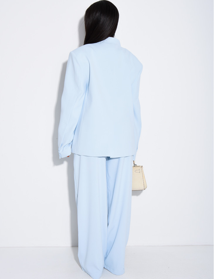 Oversize-Blazer mit doppelter Knopfleiste