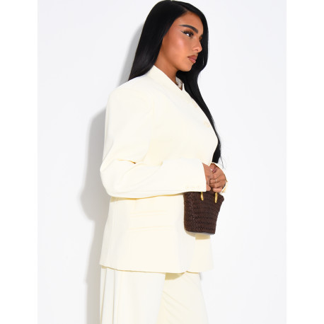 Oversize-Blazer mit doppelter Knopfleiste